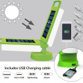 С 4-мя USB-адаптерами и 2-мя солнечными батареями Quick Charge Solar Camping Light